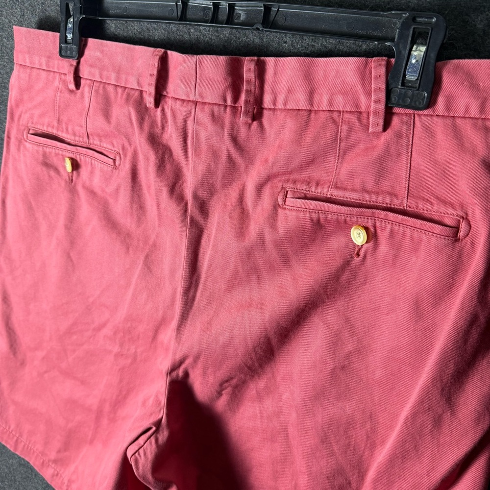 Peter Millar Shorts Mens 38 Crimson Red Chino Golf Church - Picture 6 of 10